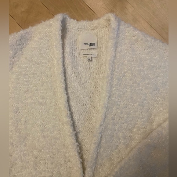 •SOLD• Aritzia Wilfred Free Acrylic Mohair Open Cardigan - Picture 3 of 10